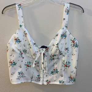 Floral Bustier Top
